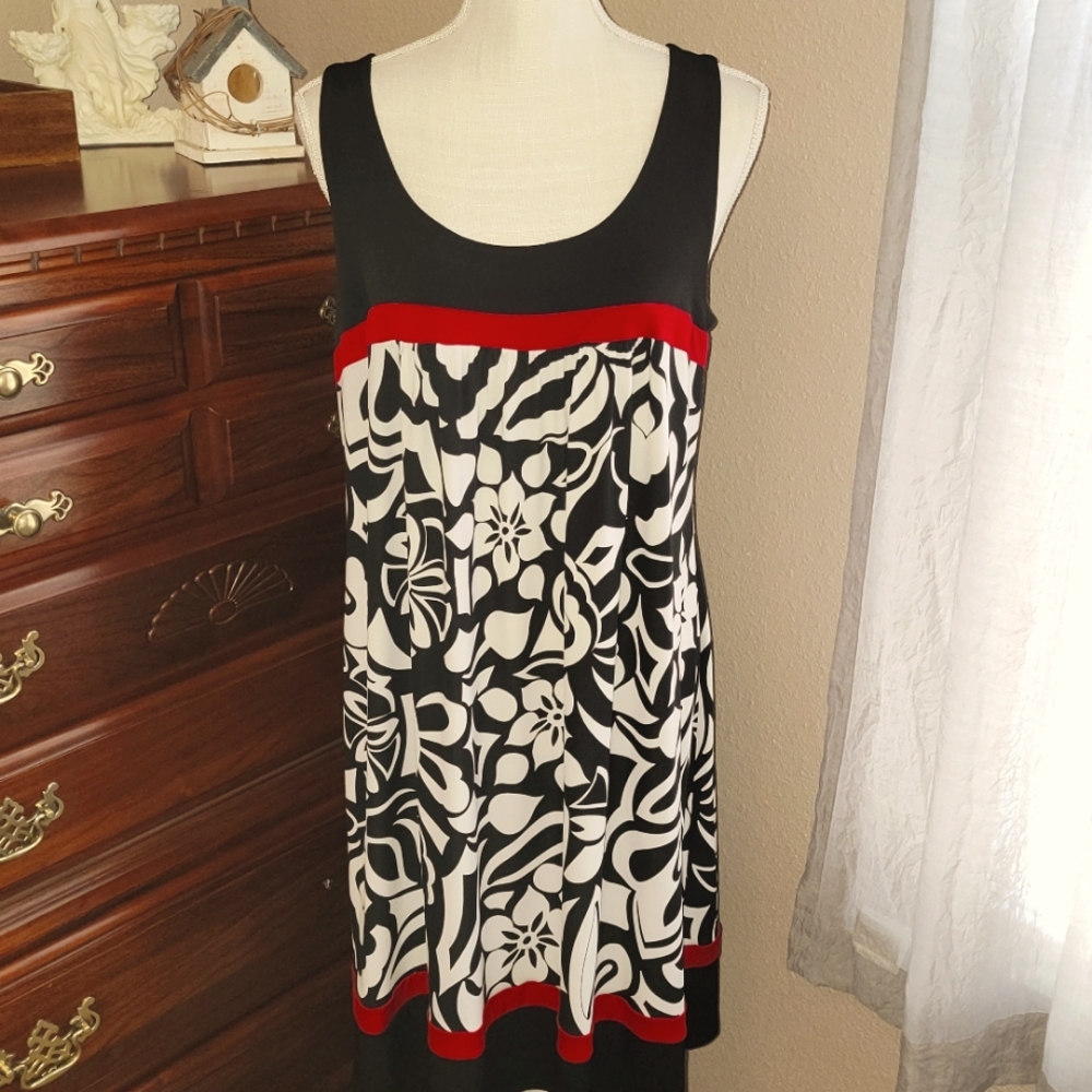 En Focus Studio sz 14 Damask Dress